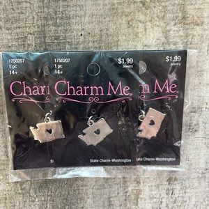 NWT. New in Packaging Hobby Lobby Charm Me State Charm: Washington. Set of 3